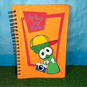 VeggieTales Vintage 1999 photo album foam spiral rare Veggie Tales collectible